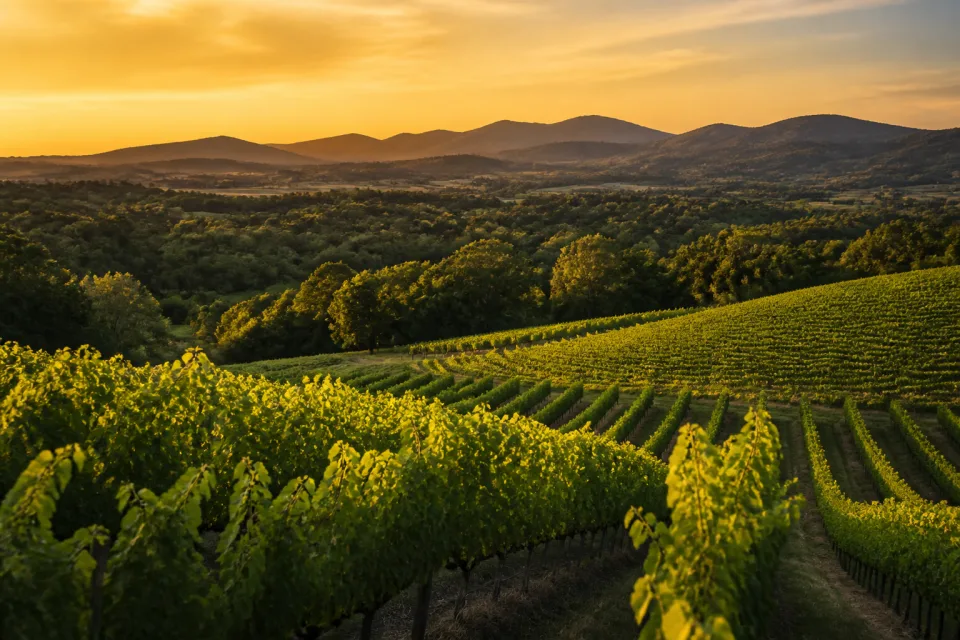 Vineyards in Napa and Sonoma
